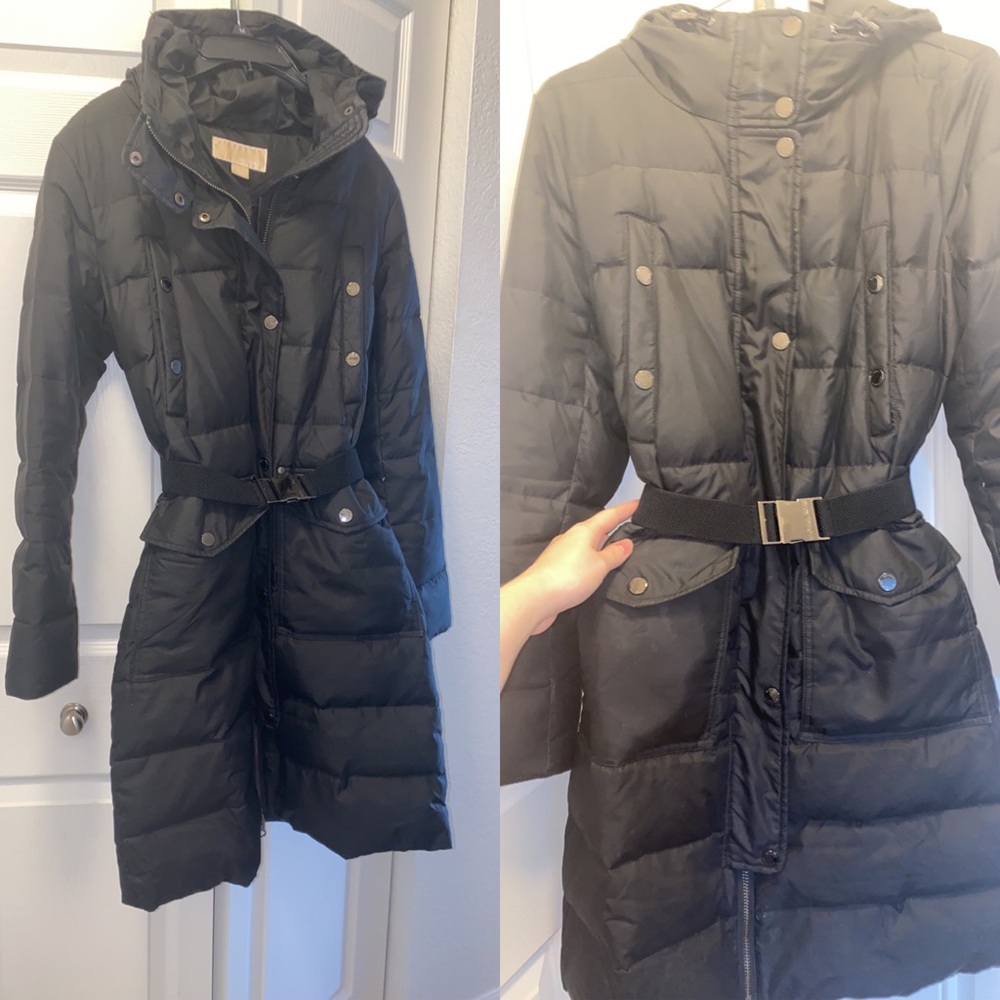 Black Michael Kors Winter Coat